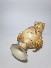 Image 4 of Royal Worcester Vase with mask boss handles