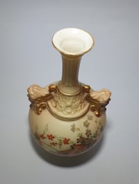 Image 3 of Royal Worcester Vase with gaping mask handles #2