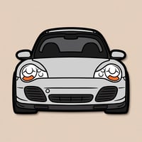 METALLIC 996 STICKER