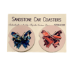 Car Coasters - Butterflies