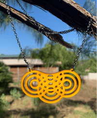 Yellow Circles Necklace