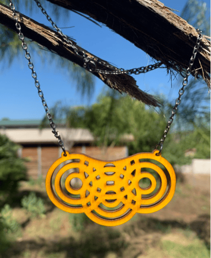 Image of Yellow Circles Necklace