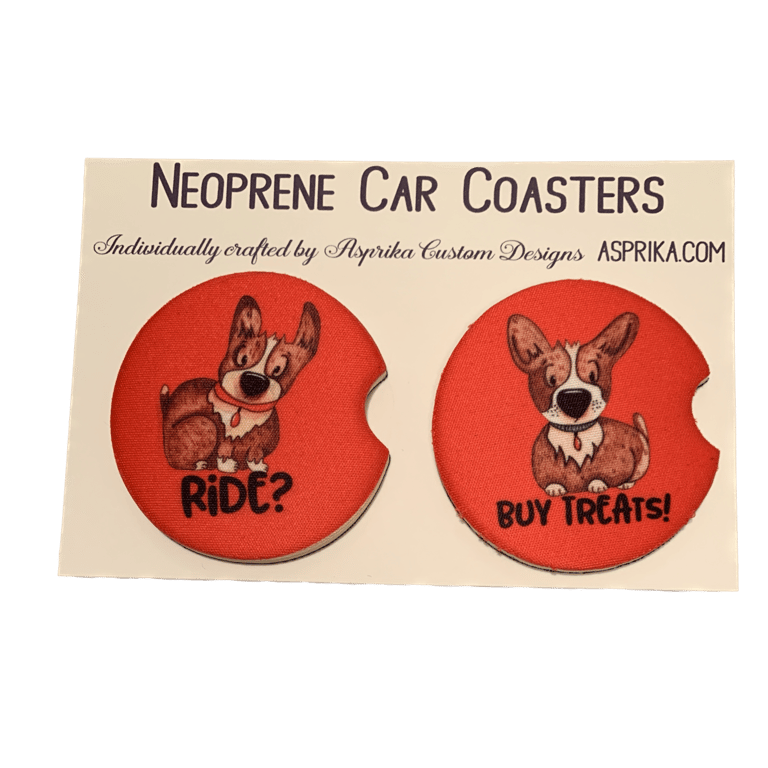 Car Coasters - Dog