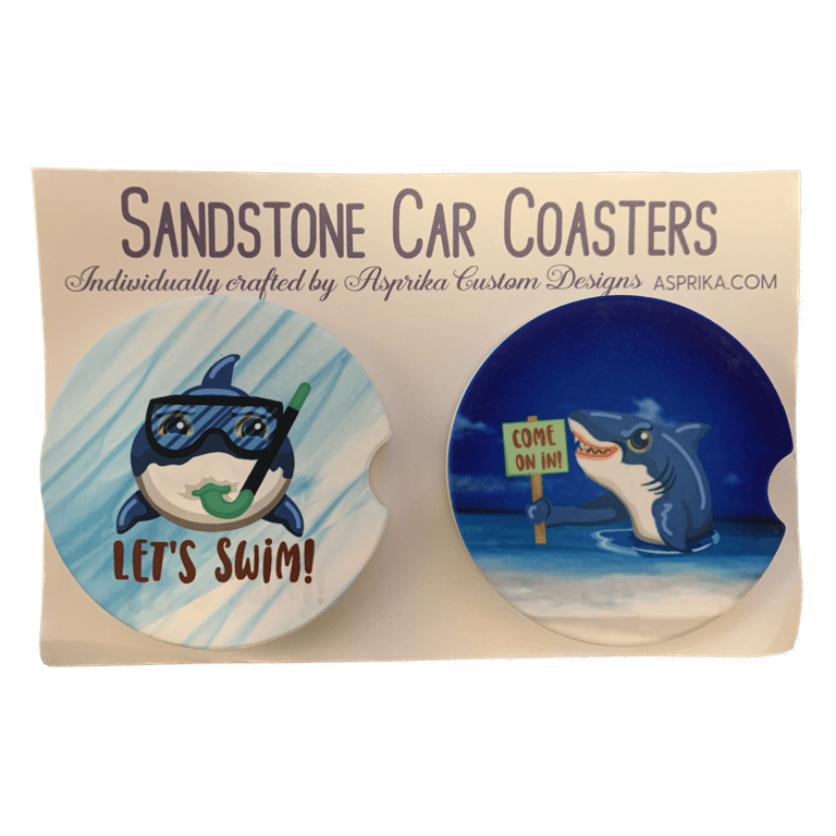 Car Coasters - Sharks
