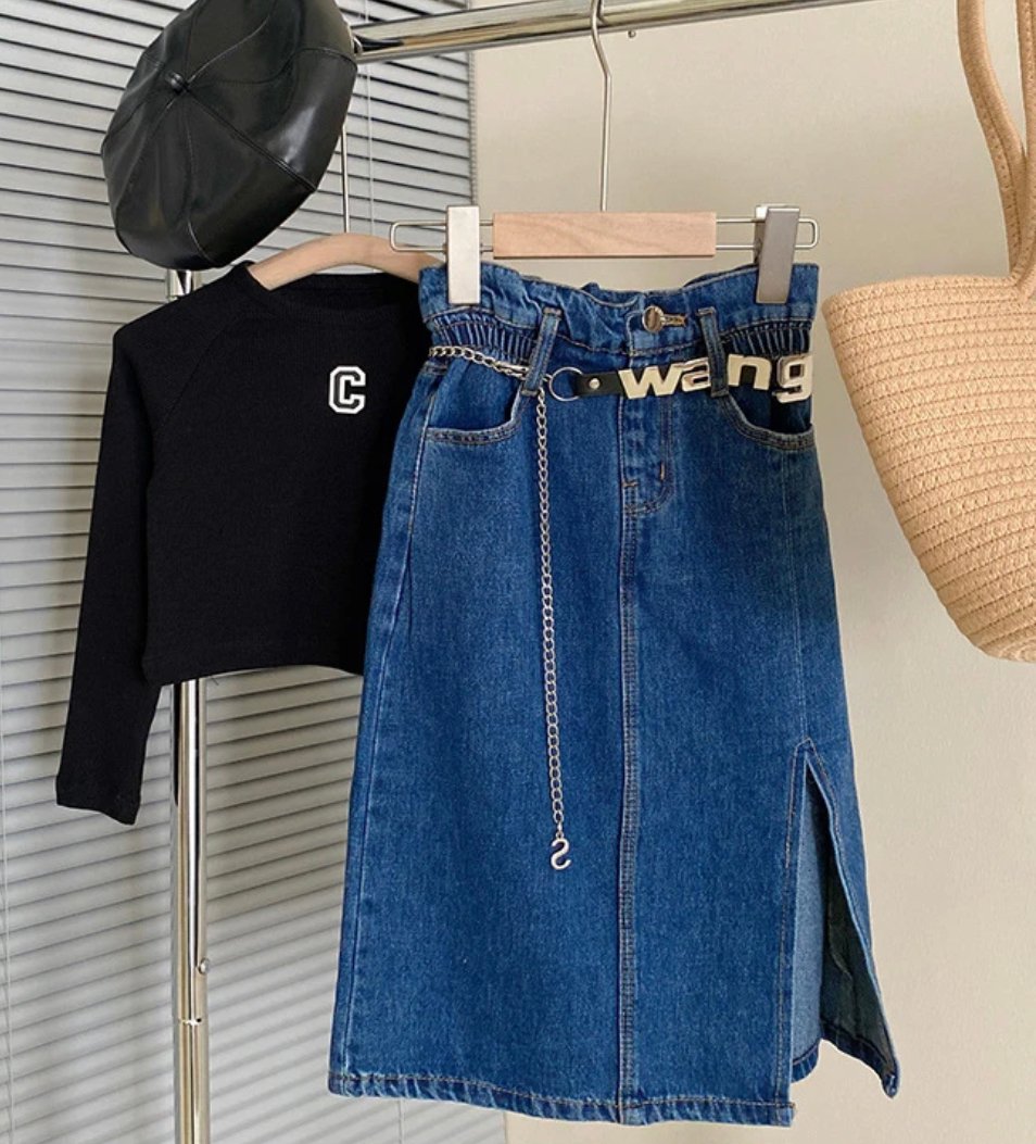 Image of Destiny Mid Length Skirt