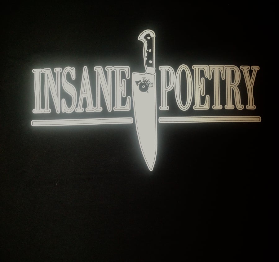 Image of INSANE POETRY: GREY LOGO T-SHIRT 