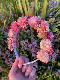 Sweet Pinks  - Flower Crown 