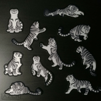 Image 3 of Low Poly Tiger - Stickers