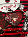 I Heart Mikey Way MCR Charm 