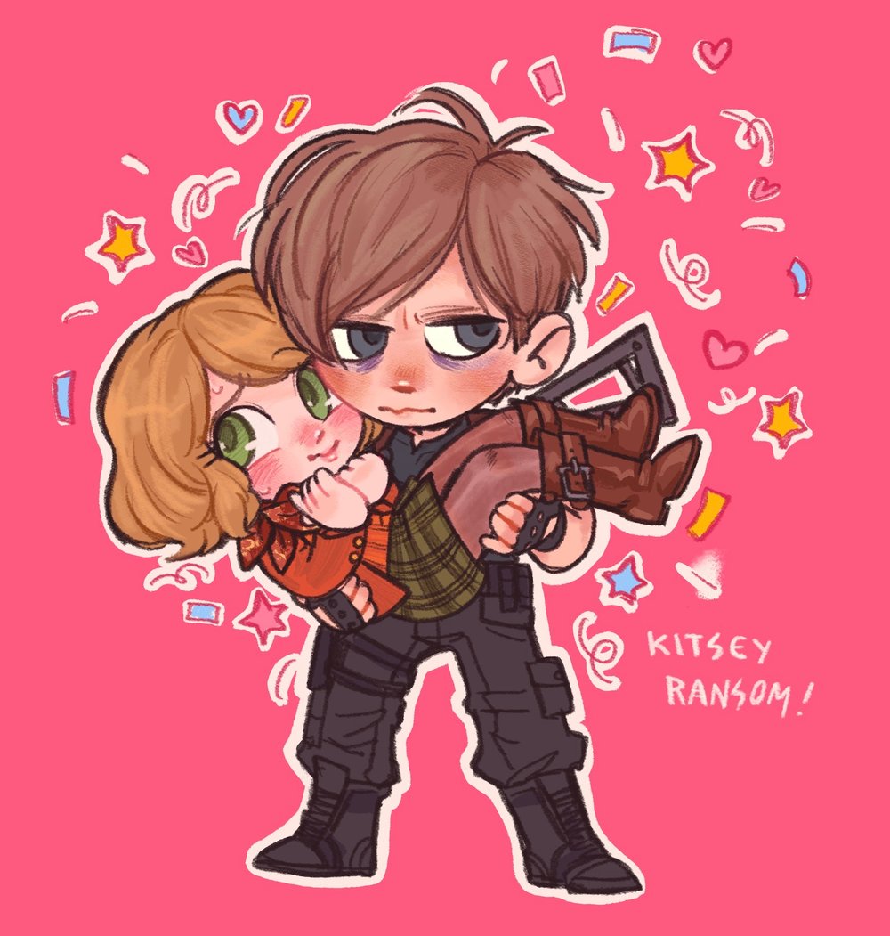  [ONE LEFT!] Leon & Ashley Knight In Shining Armor Acrylic Stand