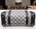 Image of Vtg. Gucci Blue Monogram Handbag 