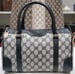 Image of Vtg. Gucci Blue Monogram Handbag 