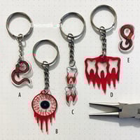 Image 1 of Creepy & Crawly Keychains [please read description!]