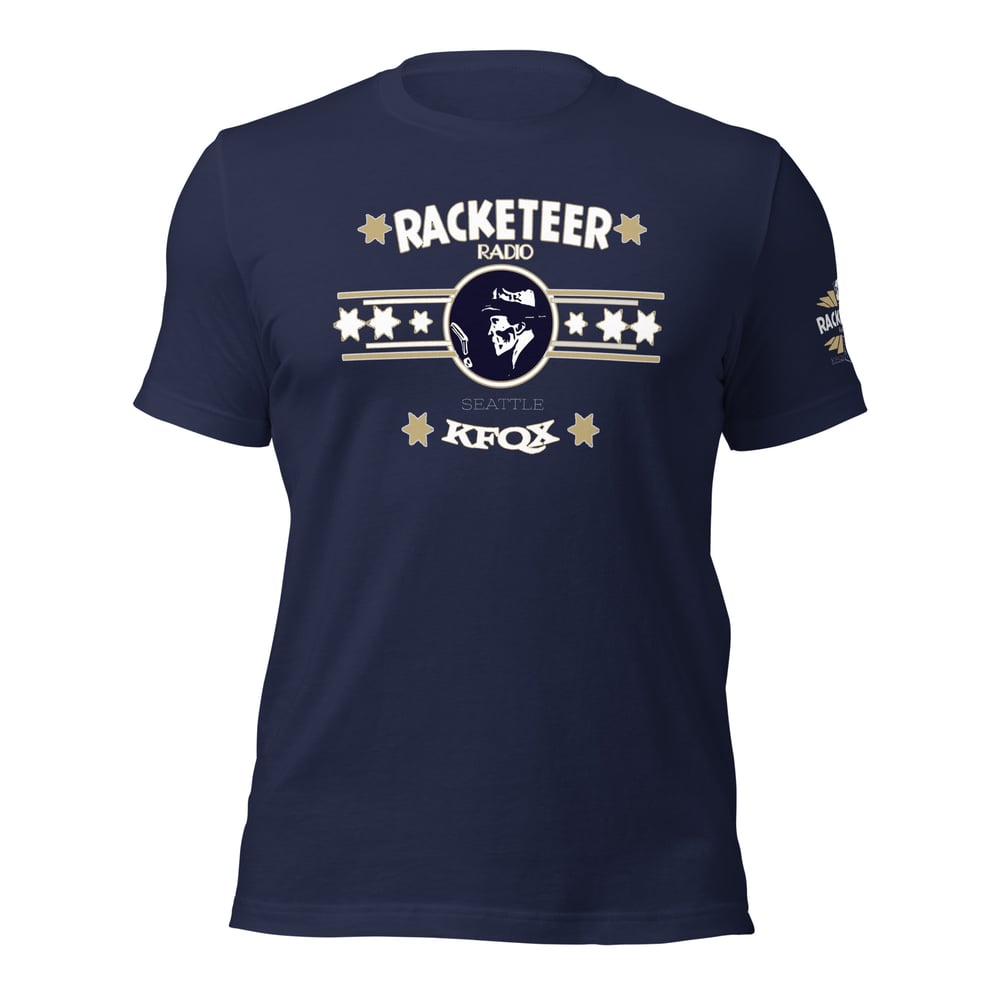 Racketeer Radio KFQX S.t.a.r.s. Unisex Shirt Blue