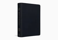 ESV Men's Study Bible Genuine Leather, Black