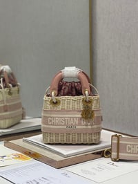Image 2 of Lady DIOR Wicker Bag