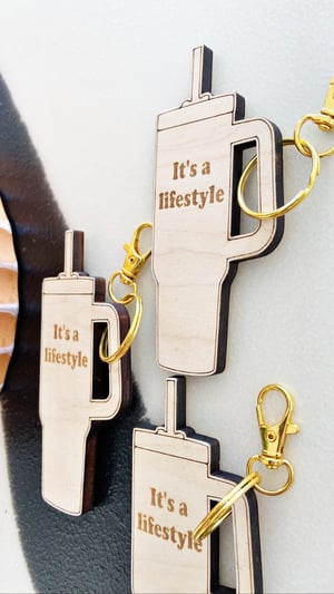 Image of “It’s a Lifestyle.” Keychain