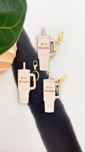 Image of “It’s a Lifestyle.” Keychain 