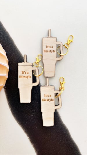 Image of “It’s a Lifestyle.” Keychain