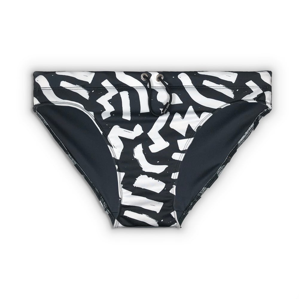 Circuit Breaker B&W Swim Brief