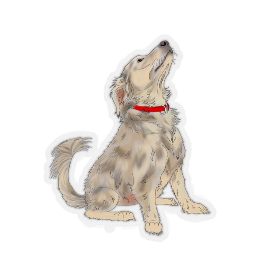 Image of Without Her Movie Dog Storm Character Sticker