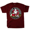 Buddah (Never Satisfied) - Burgundy Tee