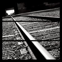 Image 2 of Stay on Tracks - Black Tee