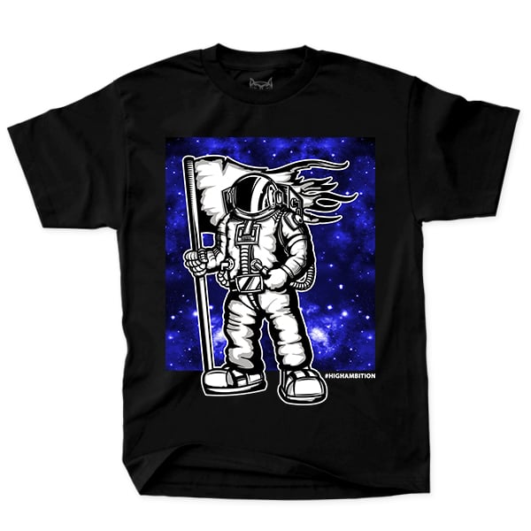 Astronaut (High Ambition) - Black Tee