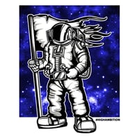 Image 2 of Astronaut (High Ambition) - White Tee