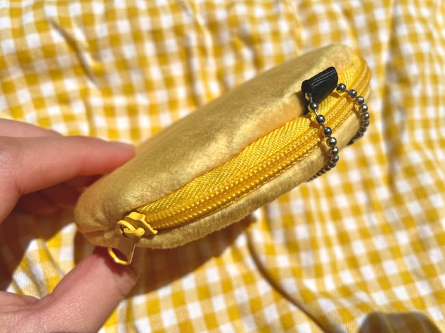 Minky Clown Zippered Coin Pouch