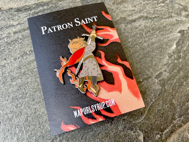 Patron Saint Enamel Pin