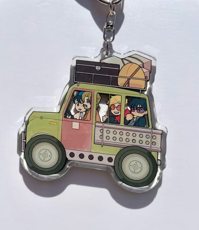 [ Trigun ] 3D Van Life Charm