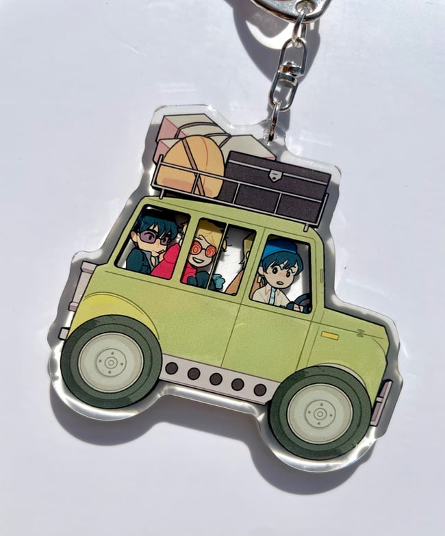 [ Trigun ] 3D Van Life Charm