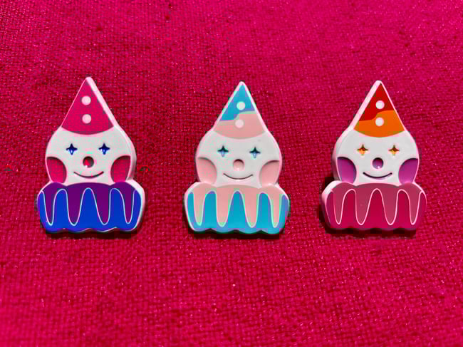 Pride Clown Charity Enamel Pins