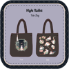 Night Rabbit Tote Bag 