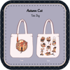 Autumn Cat Tote Bag