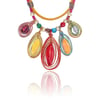 African Statement Choker Necklaces Colorful 
