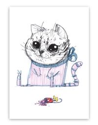 Image 2 of C'est lui qu'a commencé - Print