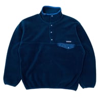 Image 1 of Vintage 90s Patagonia Synchilla Snap T - Navy Blue 