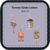 Terrarium Garden Lanterns Sticker Set 