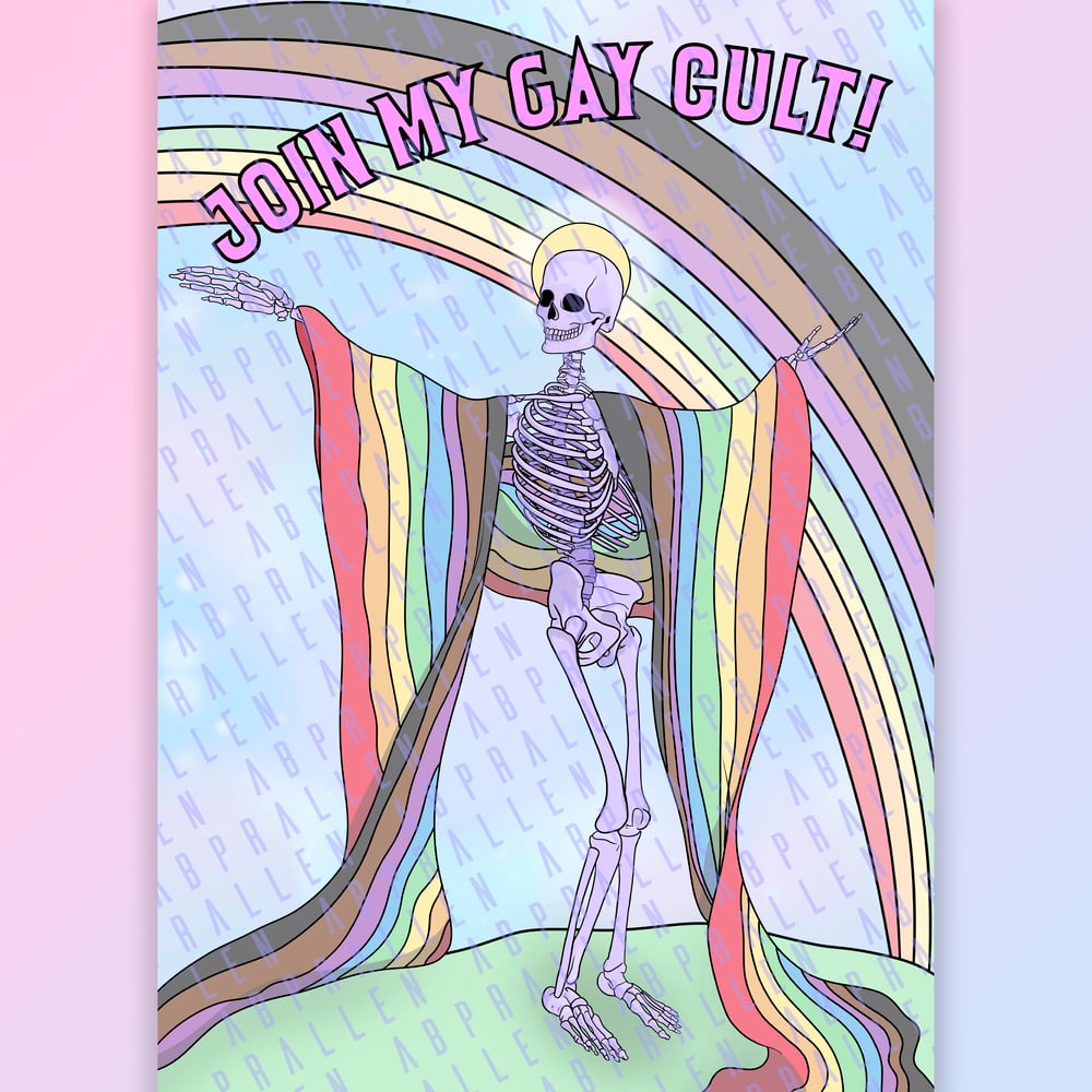 Image of Join My Gay Cult Art Print