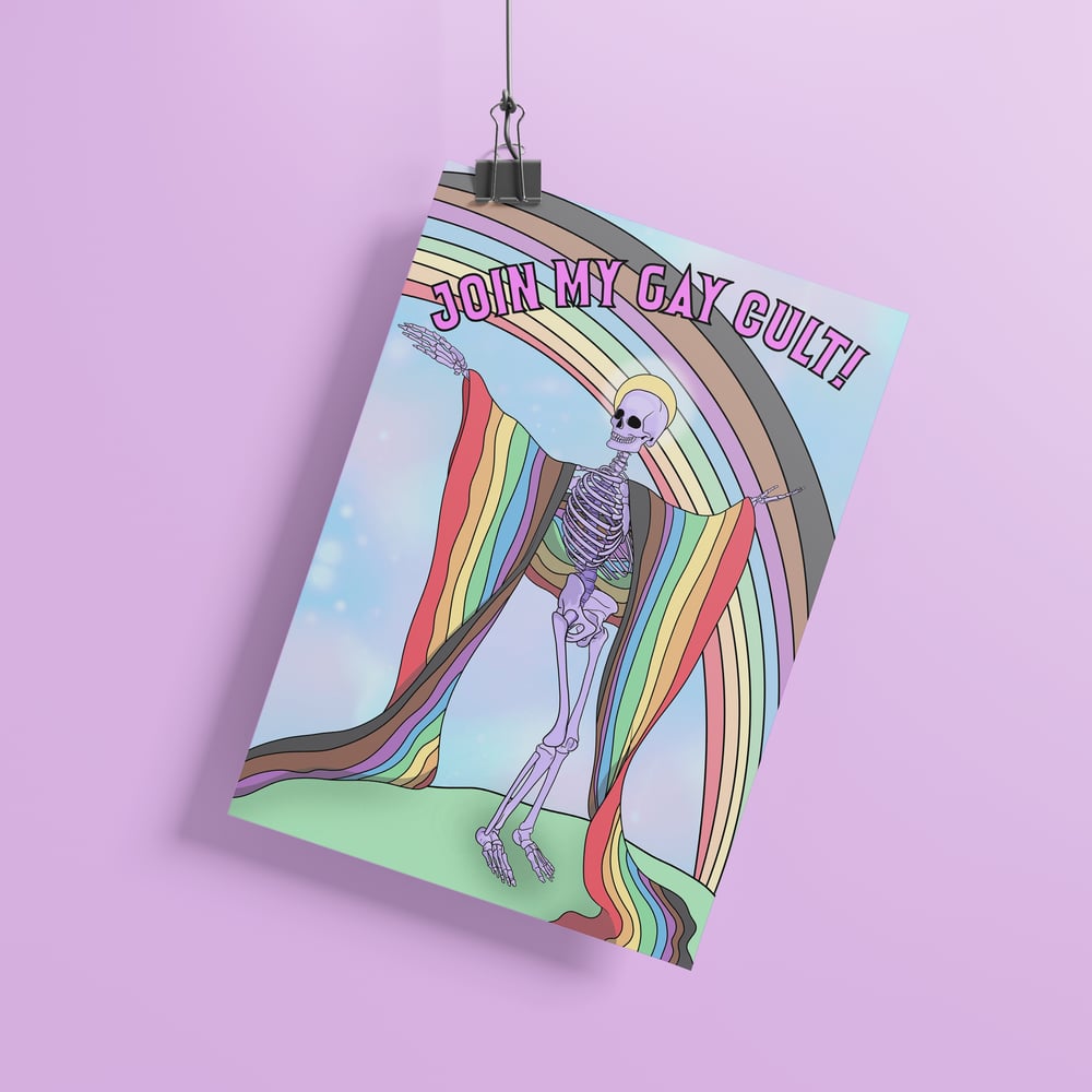 Image of Join My Gay Cult Art Print