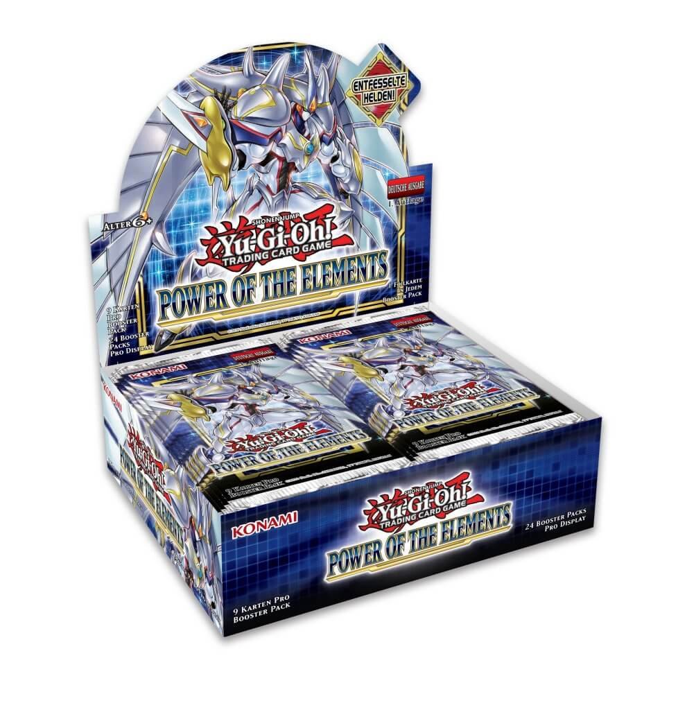 Image of Yugioh Power of the Elements 1st Edition Booster Box (24 Packs)