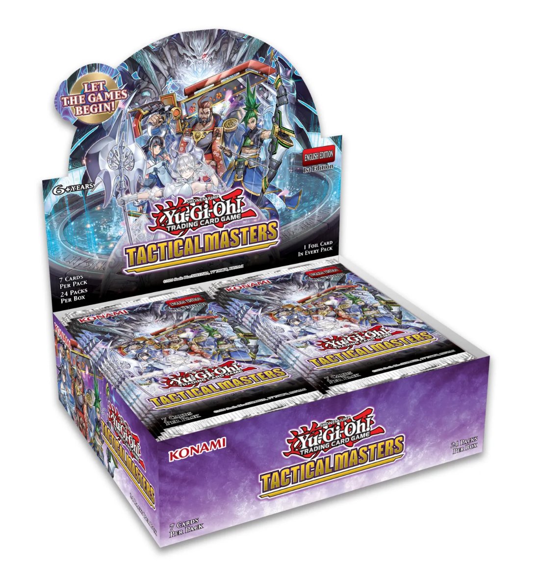 Image of Yugioh Tactical Masters 1st Edition Booster Box (24 Packs)