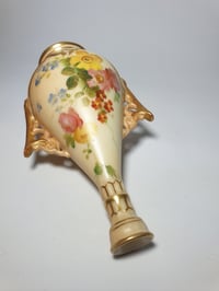 Image 4 of Royal Worcester Miniature Pierced Handle Vase #2