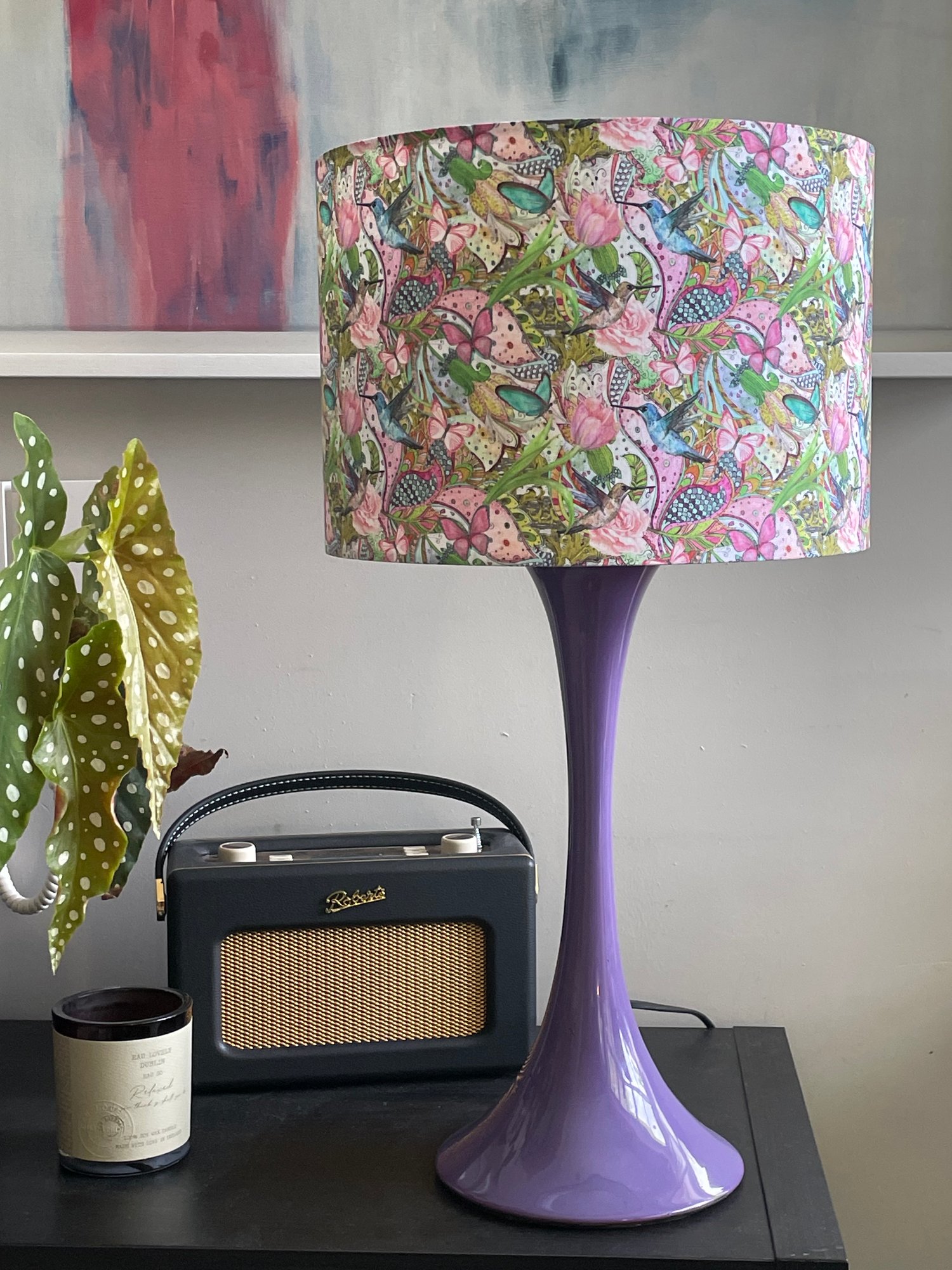 Image of Butterfly Garden Hummingbirds Float Shade