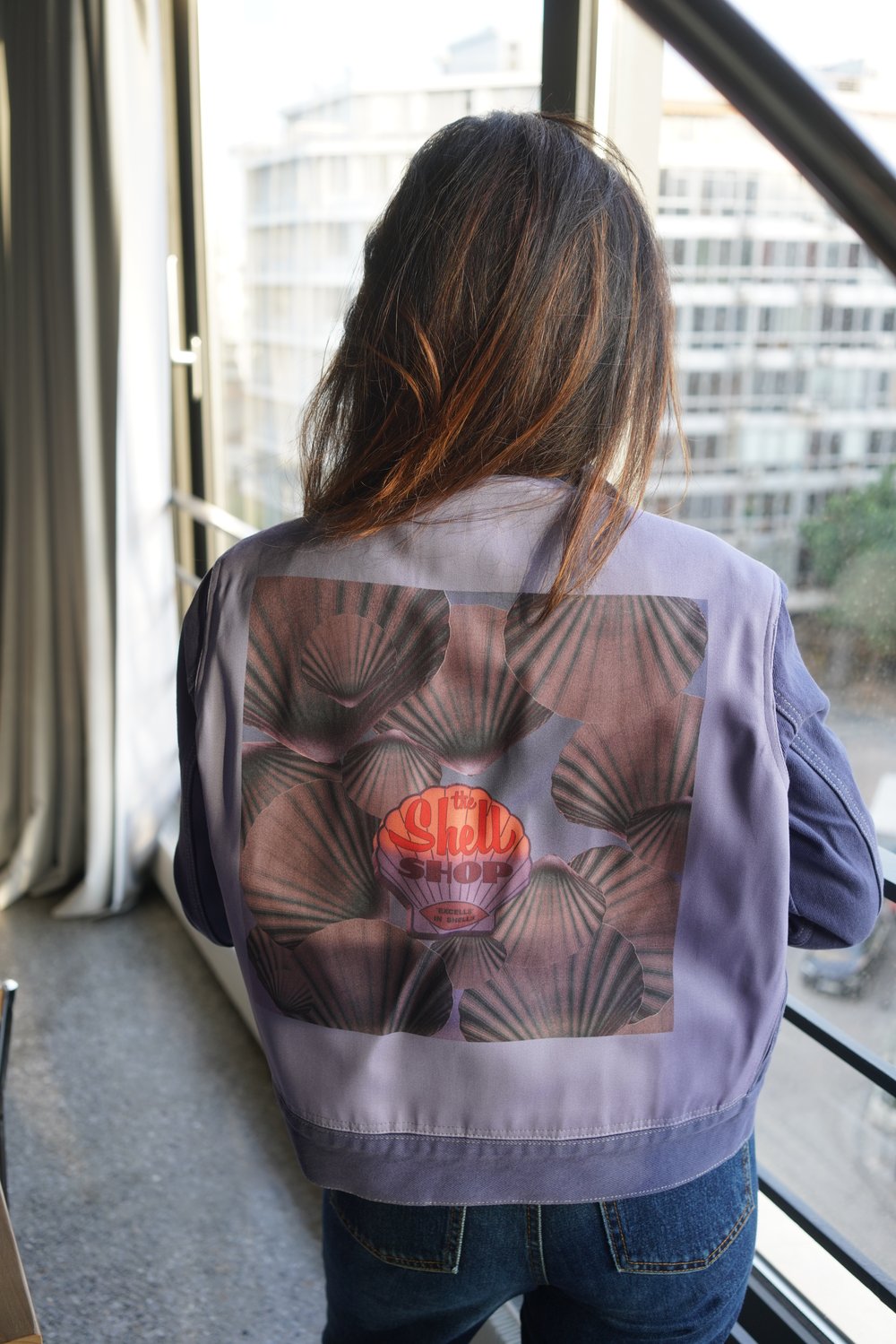 The Shell Shop lavender jacket 