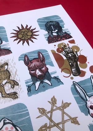 The Wicker Man risograph print 