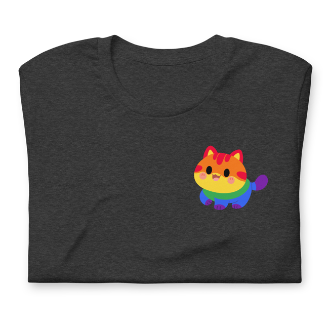 Pride LGBTQIA+ Flag Kitty t-shirt