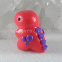 Image 3 of Red "Kawaii" mini T-Rex